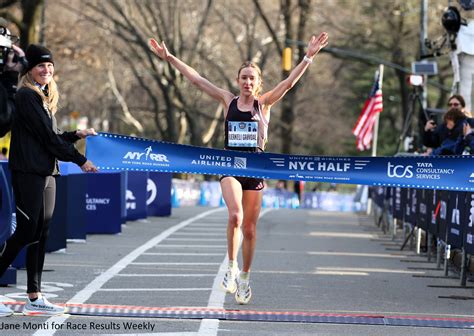 NYC Half Marathon 2024 results: Karoline Bjerkeli  .